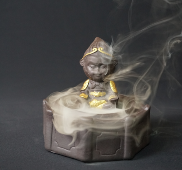 Wu Kong (Monkey King) Backflow Incense Holder